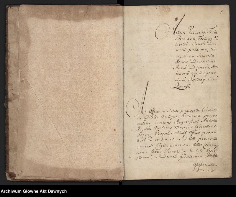 Obraz z jednostki "Actus commissionis Sacrae Regiae Maiestatis boni ordinis"