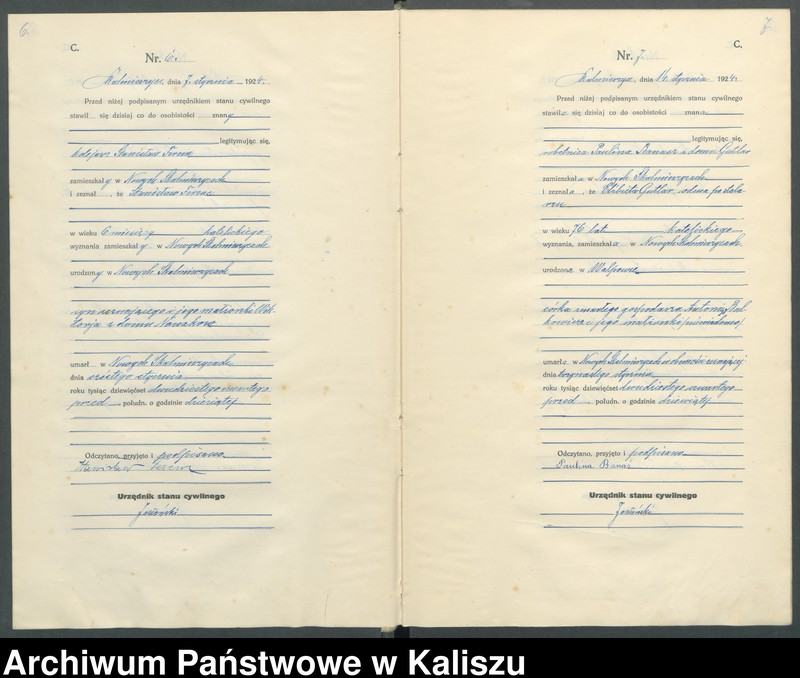 Obraz 8 z jednostki "[Księga zgonów]"