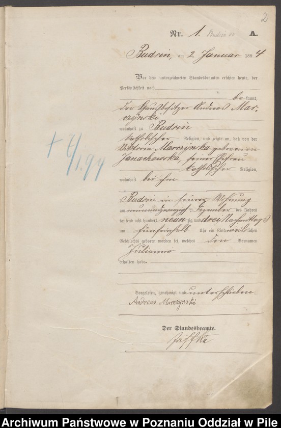 image.from.unit.number "Księga urodzeń"