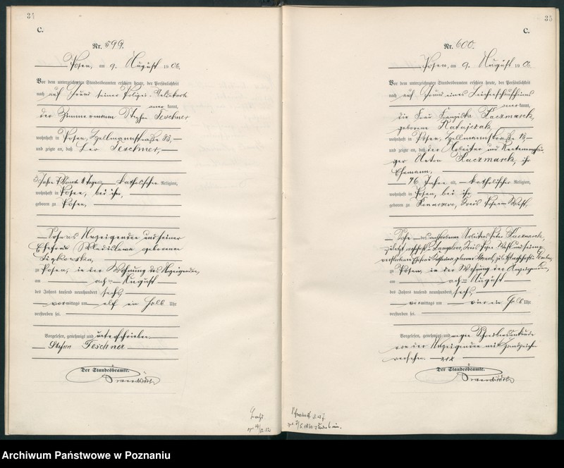 Obraz 20 z jednostki "Księga miejscowa zgonów"