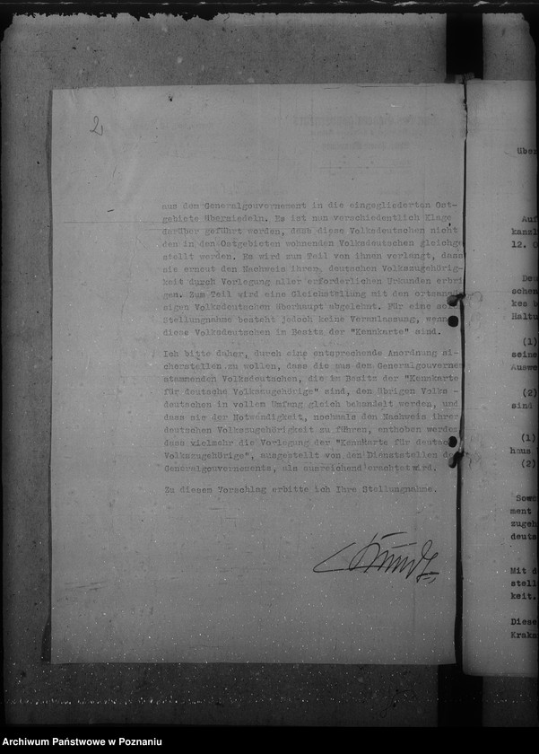 Obraz 6 z jednostki "Anerkennung der im Generalgouvernement ausgestellten Kennkarten"