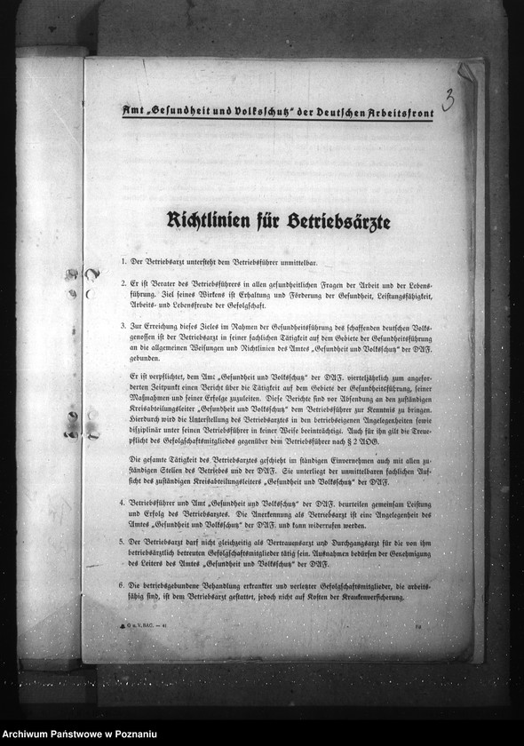 Obraz 7 z jednostki "Einsetzung eines Vertrauensarztes und Errickung eines Sprechzimmers"