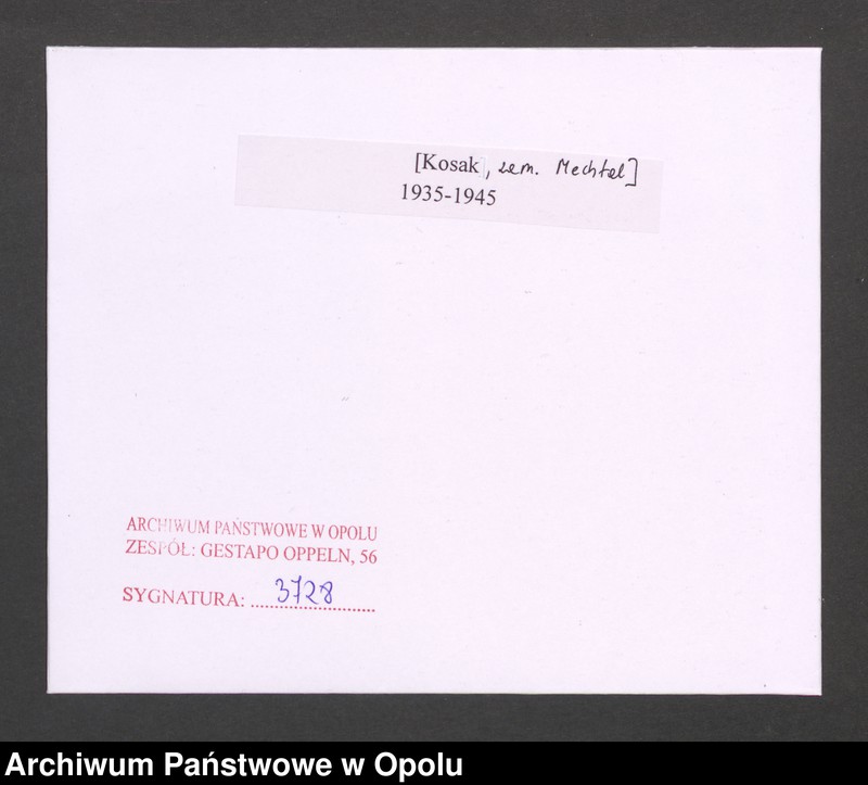 Obraz 2 z jednostki "[Kosak, zam. Mechtal]"