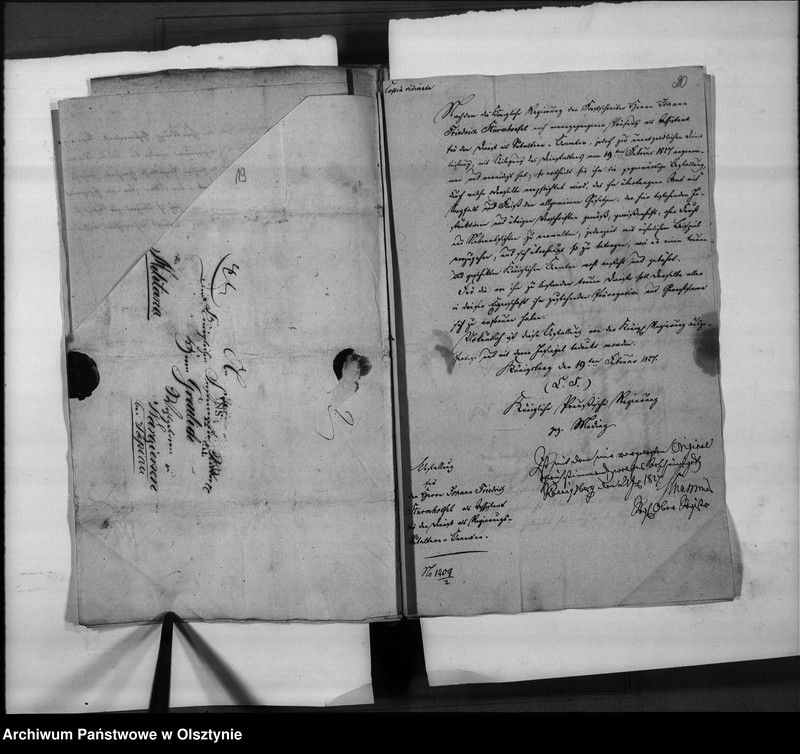 image.from.unit.number "Anstellung des Kreissekretair Sturmhoefel [Johann Friedrich] als Regierungs-Sekretair"