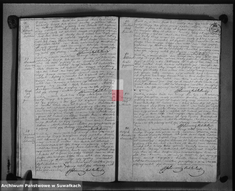 Obraz 14 z jednostki "Księga duplikat urodzonych, zaślubionych i umarłych w parafii puńskiey roku 1842"