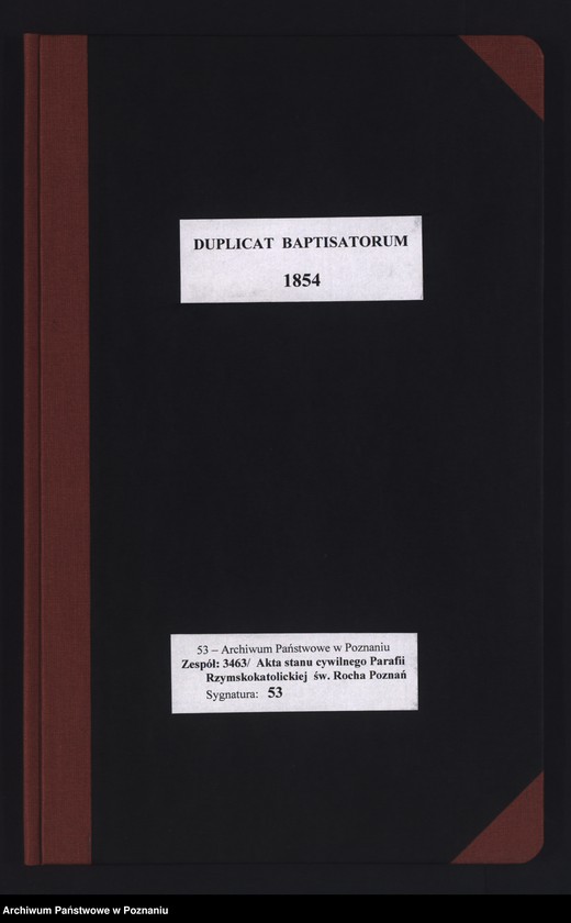 Obraz 2 z jednostki "Duplicat baptisatorum"
