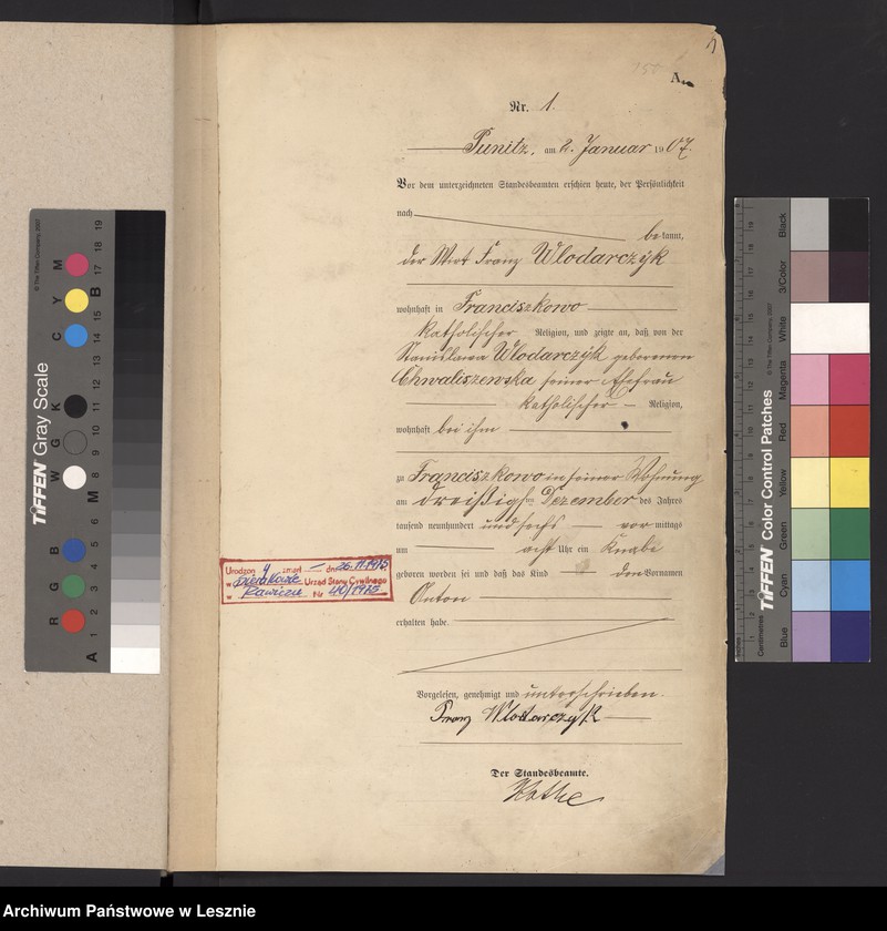 Obraz z jednostki "[Księga urodzeń]"