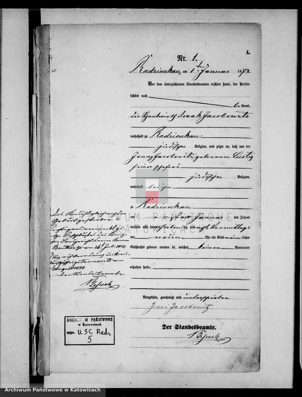 image.from.unit.number "Księga urodzeń za rok 1878 [nr 1-196]"