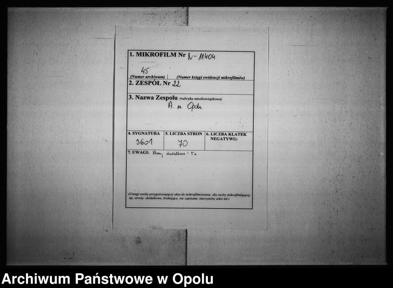 Obraz 2 z jednostki "Acta des Magistrats zu Oppeln betreffend die verweigerte Zahlung der Communal Beiträge des Cammer Commissions Raths Wiesner Vol: I"