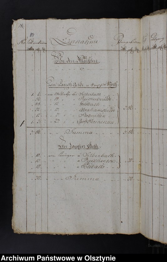image.from.unit.number "Jahr Kirchen Rechnung der Silberbachschen Kirche aller Einnahme und Ausgabe wie auch Bau-Rechnung"