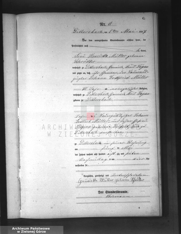 Obraz 14 z jednostki "[Księga aktów zgonów]"