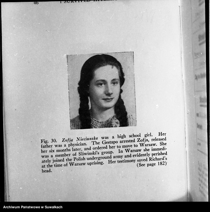 image.from.unit.number "Strona z angielskojęzycznej publikacji o Zofii Nieciuńskiej, [reprodukcja]."