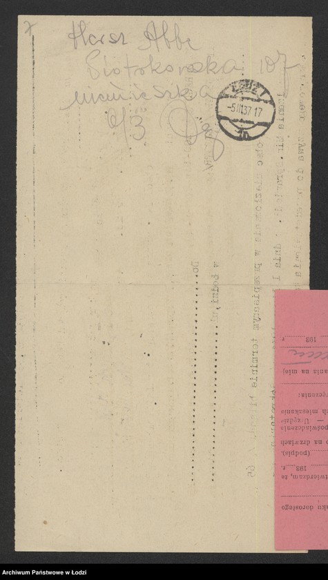 Obraz 9 z jednostki "Hersz Abe – sprzedaż garderoby dziecinnej"