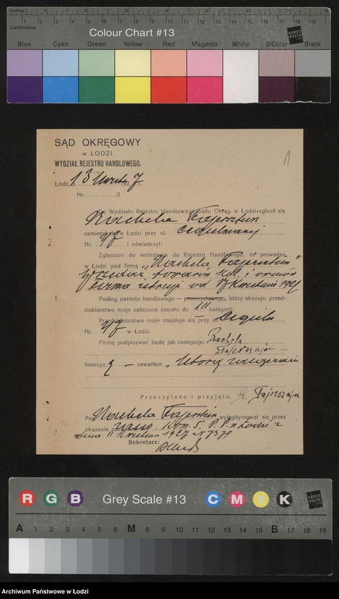 Obraz 3 z jednostki "Rachela Fajerstein- sprzedaż towarów kolonialnych i owoców"