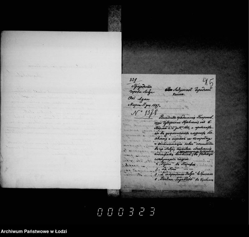 Obraz 8 z jednostki "Po proektu postrojki novoj skotobojni v gor. Lodzi"