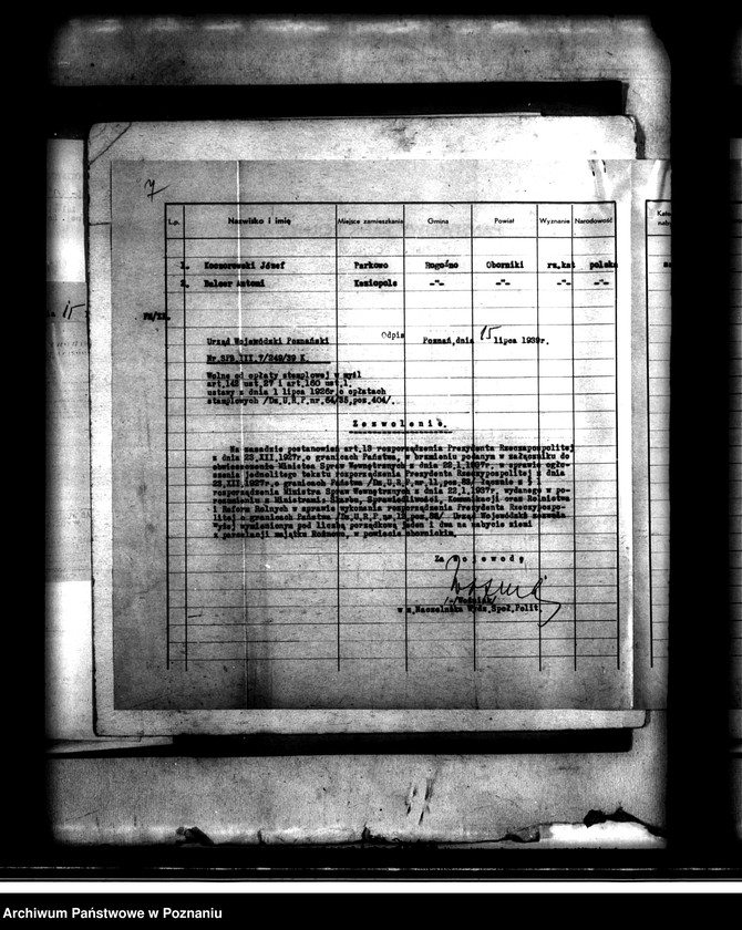 image.from.unit.number "Majątek Rożnowo powiatu obornickiego parcelacja Państwowego Banku Rolnego"