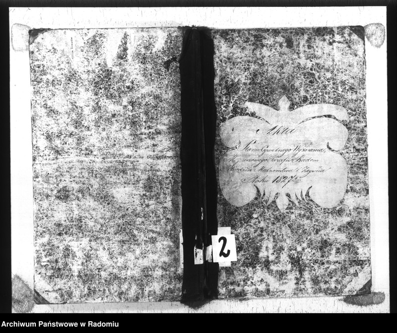 image.from.unit.number "Akta Stanu Cywilnego Wyznania Mojżeszowego Parafii Radom Urodzin, Małżeństwa i Zejścia Roku 1827"