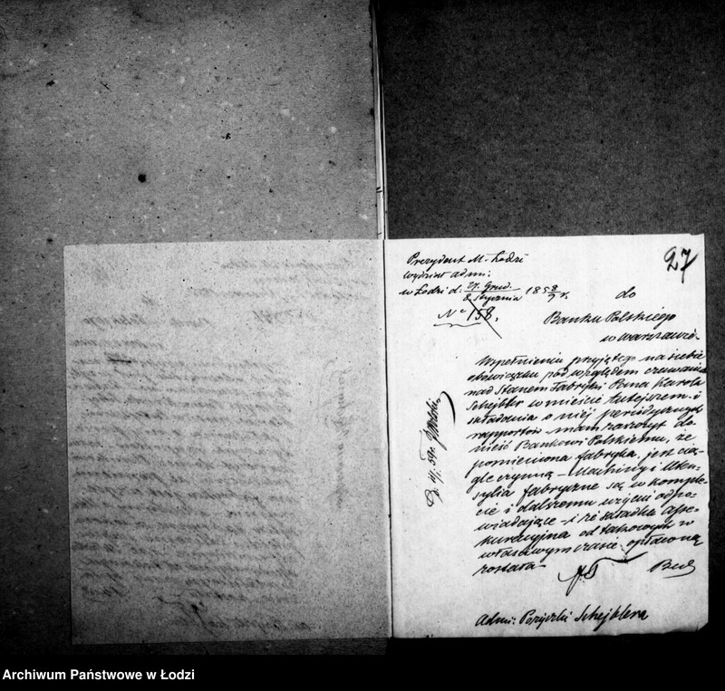 Obraz 20 z jednostki "Akta w przedmiocie pożyczki Karola Scheiblera"