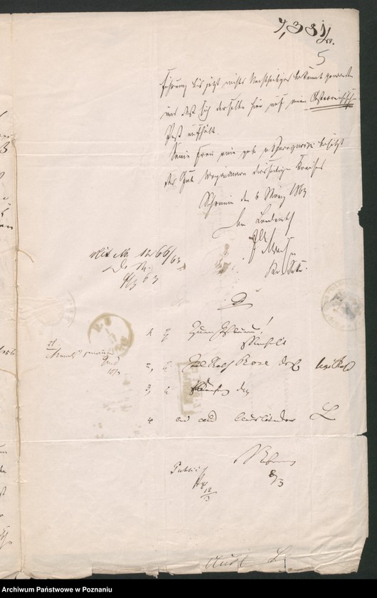 Obraz 8 z jednostki "A. betr. Lipnowski, verheiratet mit Frl. Jaraczewska aus Łowięcin"