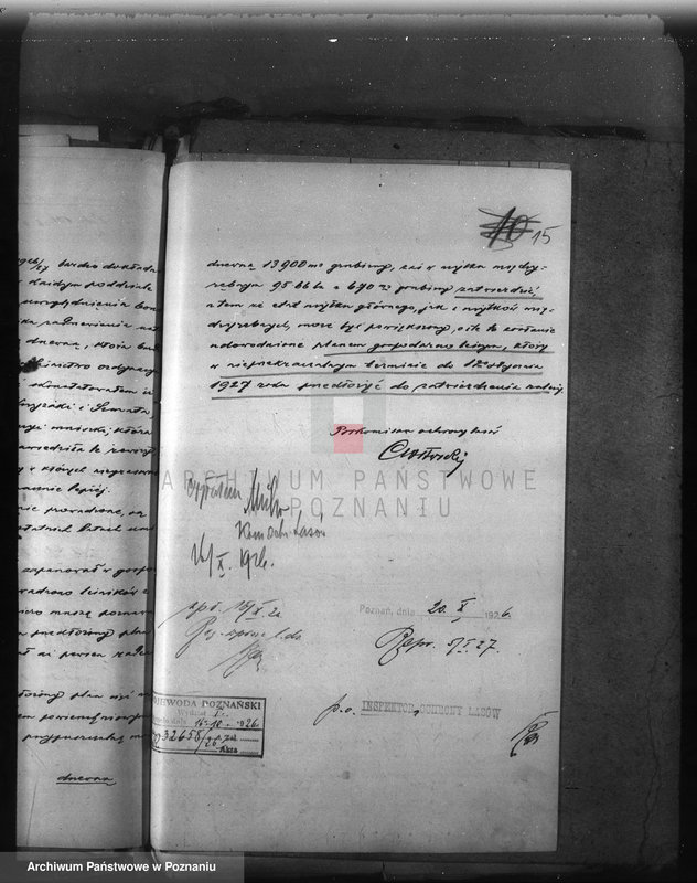 image.from.unit.number "Majętność Przygodzice powiat ostrowski /nadzór nad gospodarką leśną/"
