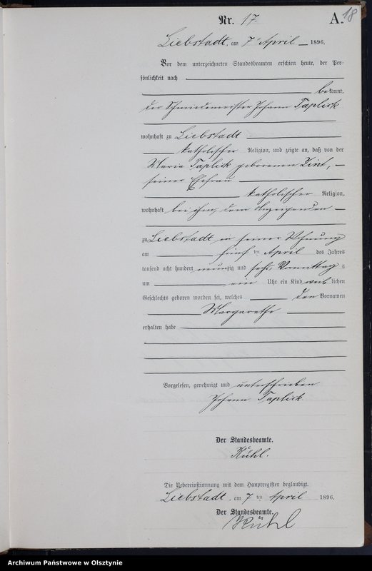 image.from.unit.number "Geburts-Neben-Register Nr 1 - 73"