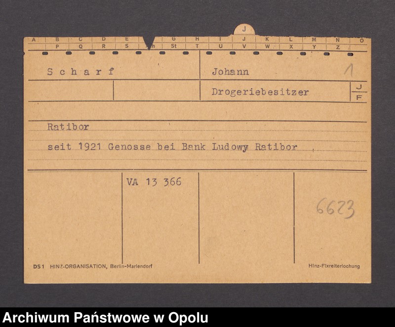 Obraz 3 z jednostki "[Scharf Johann, zam. Ratibor]"