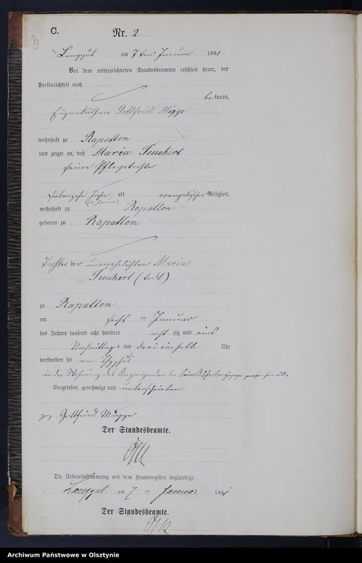 image.from.unit.number "Sterbe-Neben-Register Nr 1 - 25"