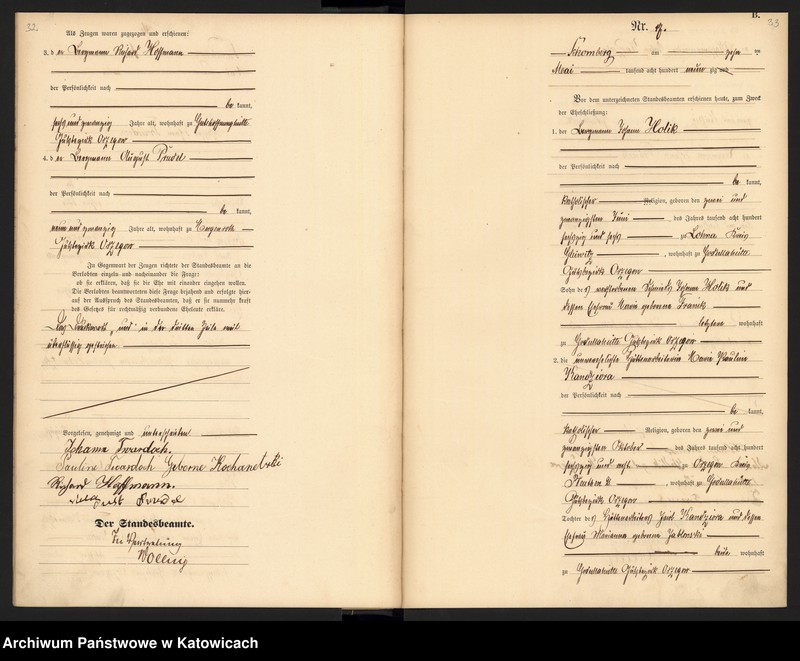 image.from.unit.number "Księga Małżeństw [ Heiraths-Haupt-Register ] nr 1 - 70"