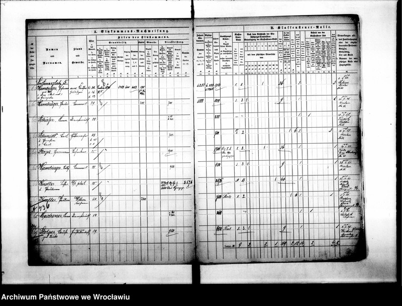 image.from.unit.number "Klassensteuerrolle nebst Eikommens - Nachweisung"