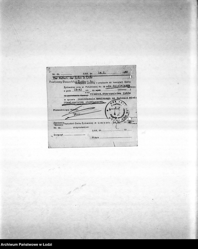 Obraz 5 z jednostki "Rada Starszych [Nominacje, personalia i listy członków, zaproszenia na posiedzenia, protokoły posiedzeń]"