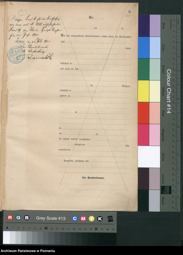 Obraz 4 z jednostki "Księga miejscowa zgonów"