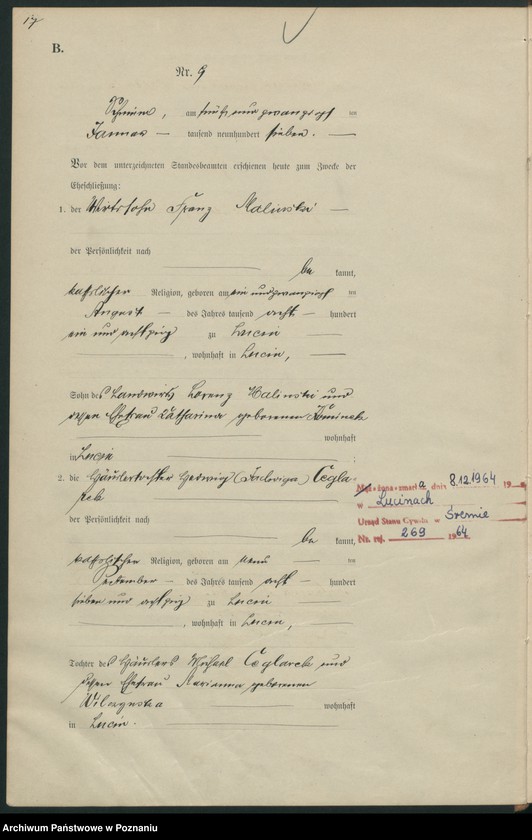 Obraz 20 z jednostki "Heirats-Haupt-Register"