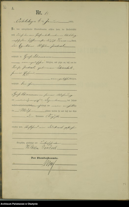 image.from.unit.number "Geburts-Haupt-Register Nr 1 - 52"