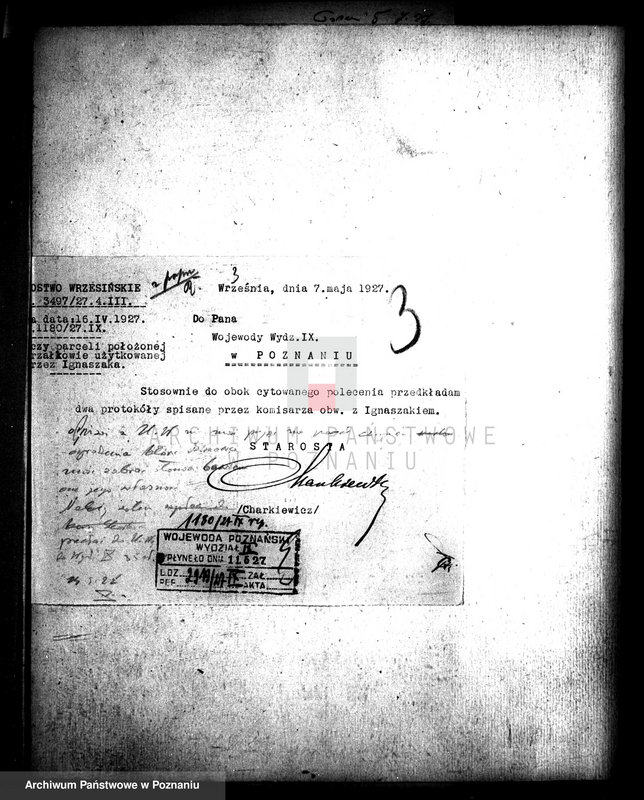 Obraz 7 z jednostki "Parcela w Strzałkowie powiatu wrzesińskiego"