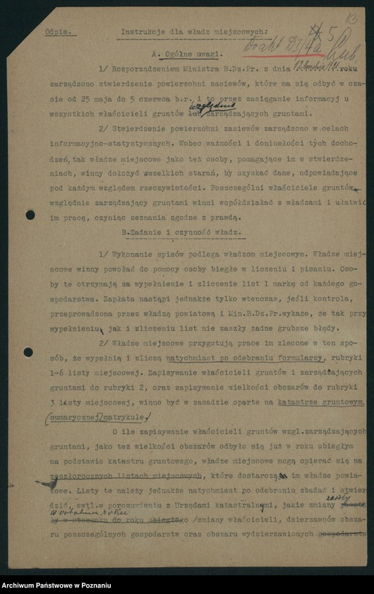 Obraz 15 z jednostki "[Stwierdzenie powierzchni zasiewów w 1921 roku]"