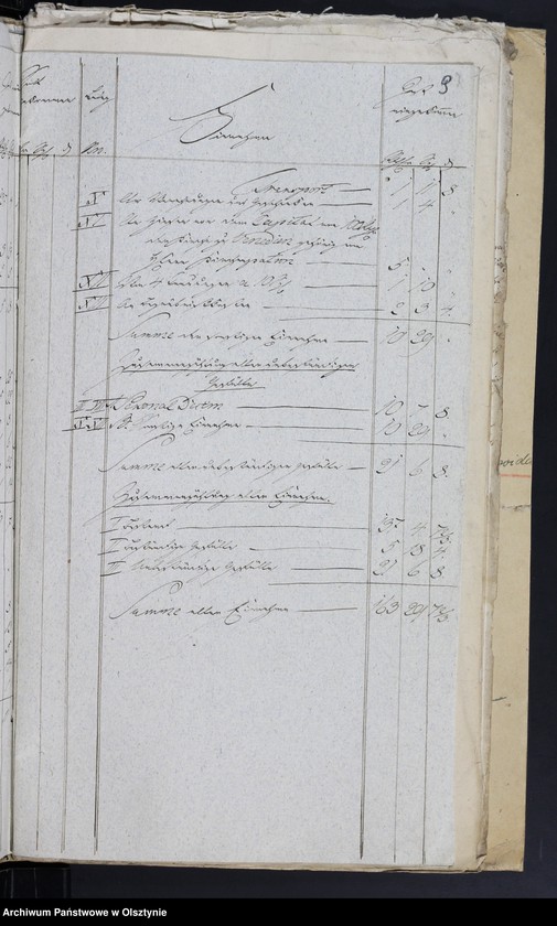 image.from.unit.number "Summarische Auszüge aus der Rechnungen über Einnahme und Ausgabe der Kirche zu Venedien"