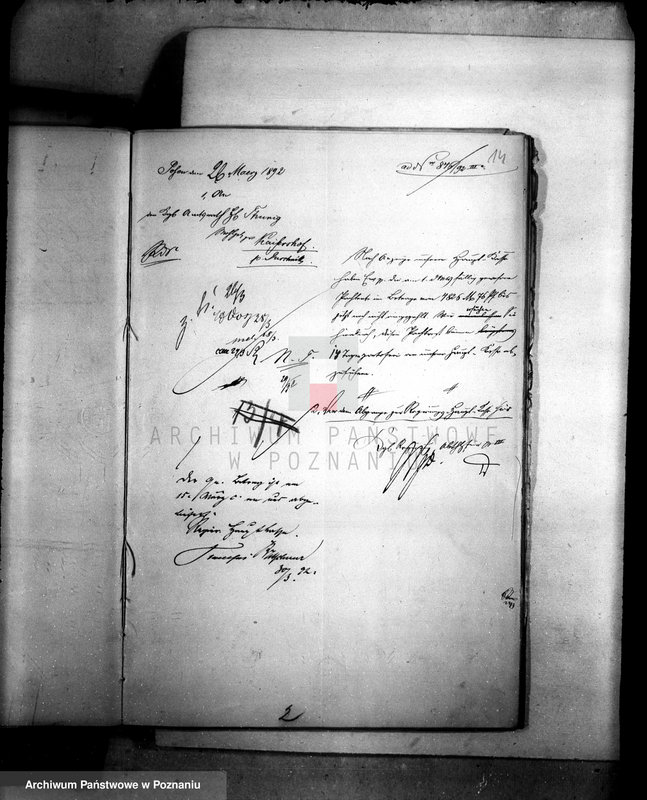 Obraz 18 z jednostki "Die Einziehung der Pachtruckstande des Domänen Pachten Thunig zu Kaisershof /czynsze dzierżawne domeny Duszniki/"