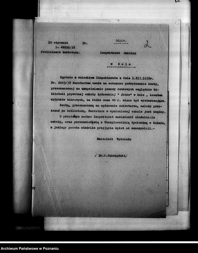 Obraz 6 z jednostki "Prywatna Szkoła Powszechna "Jobne" z polskim i hebrajskim językiem nauczania Koło"