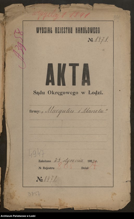 Obraz 2 z jednostki "Markulies i Manela- Przemysł Fornierów i Dykt Klejonych"