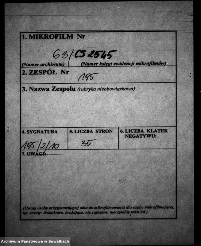 Obraz 2 z jednostki "Dowody do Aktów Małżeństwa Parafii ewang. Wiżayny za r. 1853"