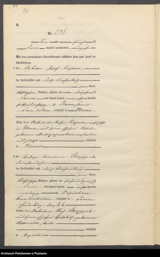 image.from.unit.number "Księga miejscowa małżeństw tom III [Rejestr główny małżeństw]"