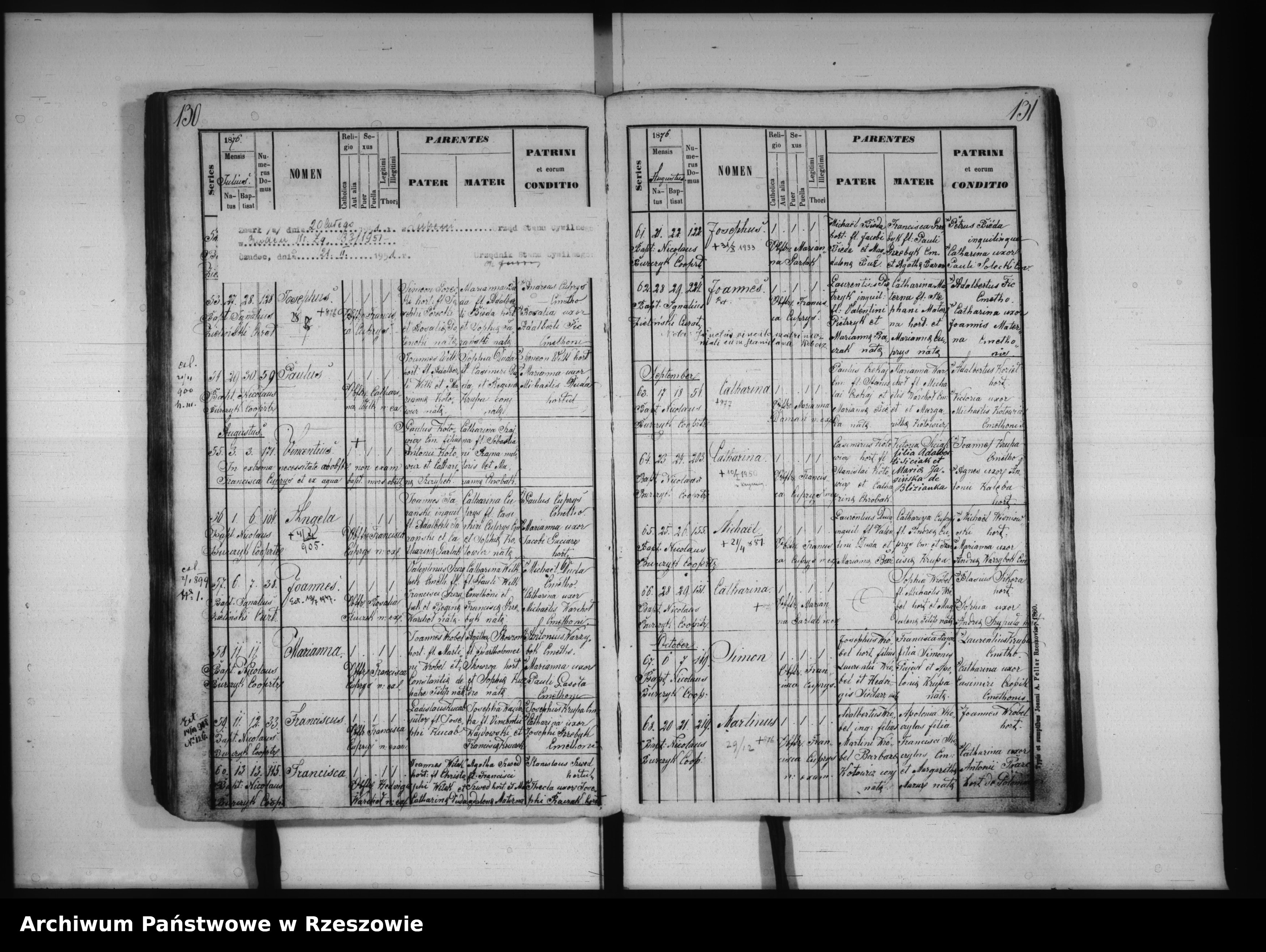 Skan z jednostki: Księga urodzeń - Lubenia