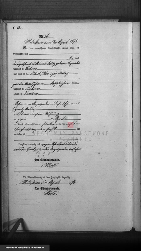 Obraz 18 z jednostki "Księga zgonów"