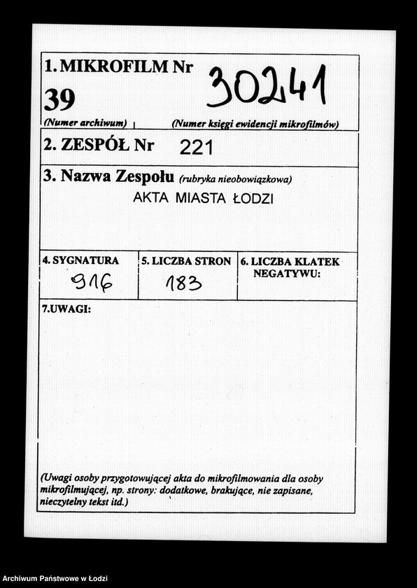 Obraz 2 z jednostki "Akta zawierające w sobie świadectwa przesiedleń"