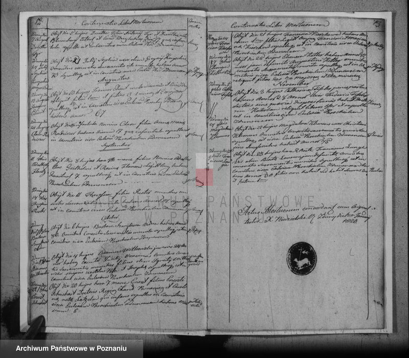 image.from.unit.number "Liber baptisatorum, copulatorum, mortuorum"