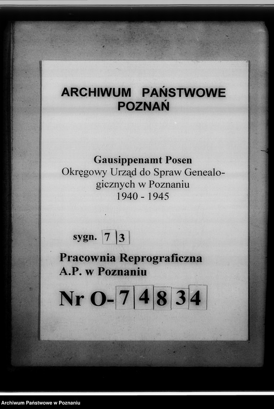 Obraz 1 z jednostki "Kirchenbücher der Umsiedler [korespondencja]"