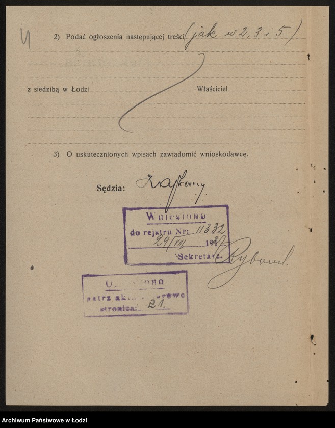 Obraz 6 z jednostki "Jakub Mendel Cwilling- sprzedaż galanterii"