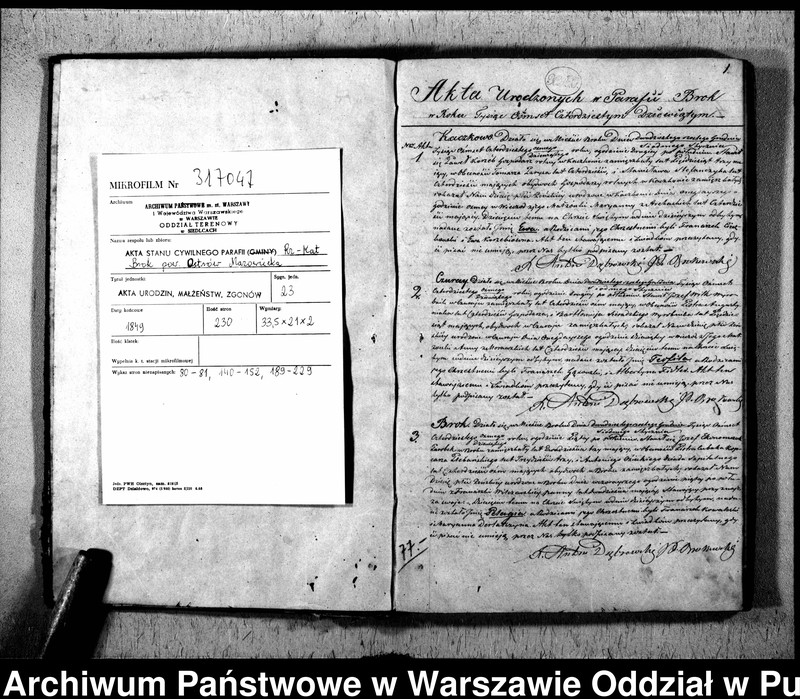 image.from.unit.number "Akta urodzeń, małżeństw i zgonów"