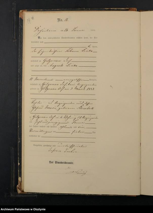 image.from.unit.number "Sterbe-Haupt-Register T.I Nr 1 - 234"
