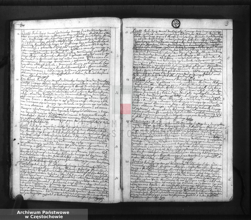 image.from.unit.number "Księga akt stanu cywilnego urodzenia, ślubów i zejścia Parafii Truskolasy, w powiecie częstochowskim, województwie kaliskim z roku 1823"